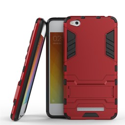 Противоударный чехол с подставкой для Xiaomi Redmi 4A (красный)