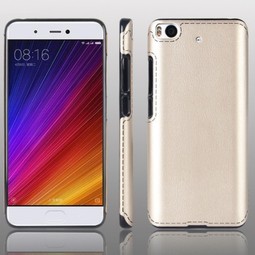 Чехол для Xiaomi Mi5S золотой (экокожа)