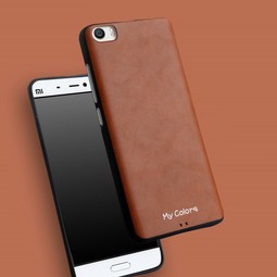 Чехол для Xiaomi Mi5 премиум (коричневый)