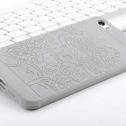 Противоударный чехол для Xiaomi Mi5 дракон (серый)