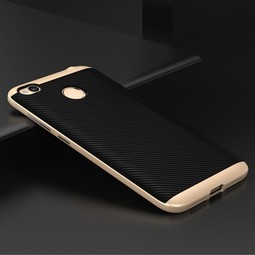 Чехол для Xiaomi Redmi 4X (карбон, золотой)