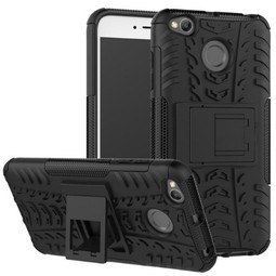 Гибридный чехол с подставкой для Xiaomi Redmi 4X (черный)