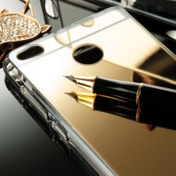 Зеркальный чехол для Xiaomi Redmi 3s / 3 pro (золотой)