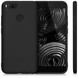 Чехол для Xiaomi Mi A1/Mi5X (черный) матовый TPU