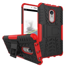 Противоударный чехол Hybrid Armor для Xiaomi Redmi Note 4X (красный)