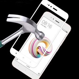 Защитное стекло 2.5D для Xiaomi Mi A1 / Mi 5X (белое)