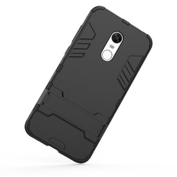 Противоударный чехол с подставкой для Xiaomi Redmi 5 Plus (черный)