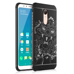 Противоударный чехол Дракон для Xiaomi Redmi 5 Plus (черный)