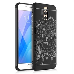 Противоударный чехол для Meizu M6 Note Дракон (черный)