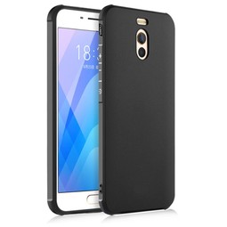 Противоударный чехол TPU для Meizu M6 Note (черный)