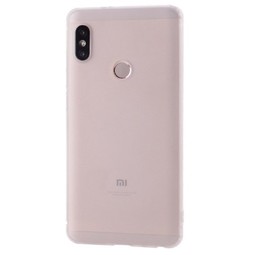 Матовый силиконовый чехол для Xiaomi Redmi Note 5 (белый)