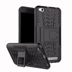 Противоударный чехол c подставкой Hybrid Armor для Xiaomi Redmi 5A (черный)