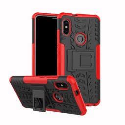 Противоударный чехол Hybrid Armor для Xiaomi Redmi Note 5 (красный)
