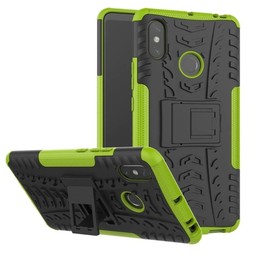 Противоударный чехол Hybrid Armor для Xiaomi Mi Max 3 (зеленый)